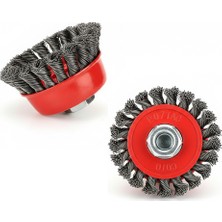 Caftra Dmax DMX4033 Burgulu Çanak Fırça 65 mm