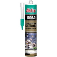 Caftra Akfix 100AQ Akvaryum Silikonu Şeffaf 280 ml