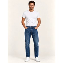 Vigoss Jeans 73516-73618 Erkek Slim Taper Slim Leg Denim Pantolon 73516-73618