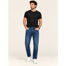 Vigoss Jeans 73509-73615 Erkek Straıght Fıt Mıd Rıse Denım Pantolon 73509-73615
