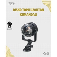 Uzaktan Kumandalı, Ses Kontrollü LED Disko Işığı - Parti ve Kulüpler Için