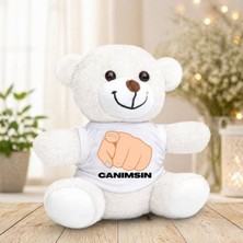 Çılgıntrend Sevgiliye ve Arkadaşa Hediye "canımsın" Tasarımlı Peluş Oyuncak Ayı