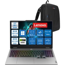 Lenovo Loq 15IRX10  Intel Core™ I7-13650HX 128GB Ddr5 512GB SSD 8GB/RTX5060 100W 15.6" Fhd IPS 300NITS 100% Srgb, 144Hz, G-Sync Freedos Gaming Bilgisayar W83JE01L2TRP49+ZETTAÇANTA
