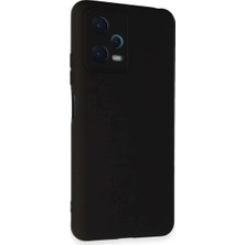 Bin1çeşit Redmi Note 12 5g Kılıf Nano Içi Kadife Silikon - Siyah