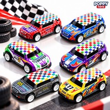 Poppy Toys 6 Lı Metal Oyuncak Araba Seti