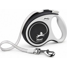 Flexi Comfort Plus Antrasit Small Şerit Köpek Gezdirme Tasması 5 Metre