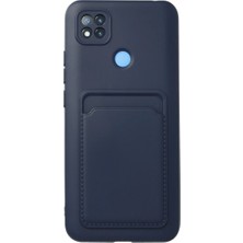 Aslanoğlu Store Xiaomi Redmi 9c Kılıf Kelvin Kartvizitli Silikon - Lacivert