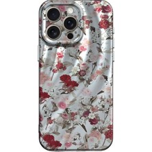 Aslanoğlu Store Apple iPhone 14 Pro Kılıf Crew Desenli Kapak - Çiçek