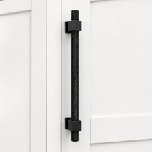 Elovias Özen 130 Modeli Çekme Dolap Kulbu Siyah 128mm (Ö130-128-02)
