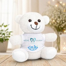 Çılgıntrend Diş Hekimine Özel Meslek Hediyesi Isimli Peluş Oyuncak Ayı