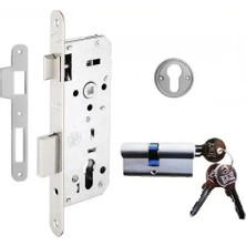Elovias Kale 152 R 40MM Rulmanlı Silindirli Kilit Nikel Oval (781O)