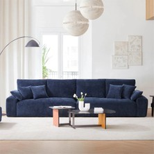 SCY Lacuna 4 Kişilik Modern Salon Dörtlü Koltuğu Özel Tasarım Dekoratif Oturma Odası Kanepesi