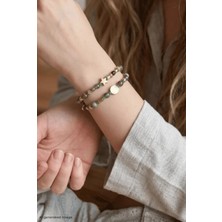 4you Takı Silvia Handmade Bileklik I Akik ve Hematit Taşı, Altın Kaplama Aparatlar ve Kaplama, Yarı Değerli Taş