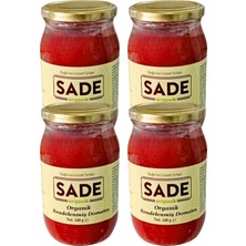Sade Organik Rendelenmiş Domates 340 gr 4 Lü Paket