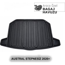 Elorcar Renault Austral Stepnesiz 2026+ Araca Özel 3D Bagaj Havuzu