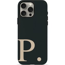 Velvoria iPhone 15 Pro Valestra Magsafe Çift Katmanlı Darbe Korumalı Kılıf Noir Beige P