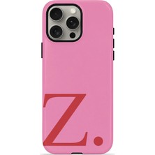 Velvoria iPhone 15 Pro Valestra Magsafe Çift Katmanlı Darbe Korumalı Kılıf Poppy Pink Z