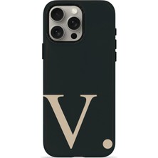 Velvoria iPhone 15 Pro Valestra Çift Katmanlı Korumalı Kılıf Noir Beige V