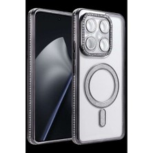 Bin1çeşit Newface Mi 17T Joke Simli Magneticsafe Kılıf - Siyah