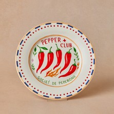 Karaca Pepper Club Pasta Tabağı 19 cm Mavi