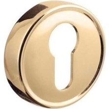 Elovias System Yuvarlak Yale Kapı Rozeti Gold Renk (RO14Y GL)
