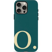 Velvoria iPhone 15 Pro Max Valestra Magsafe Çift Katmanlı Darbe Korumalı Kılıf Petrol Cream O
