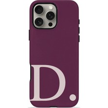 Velvoria iPhone 16 Pro Max Valestra Çift Katmanlı Korumalı Kılıf Wine Blush D