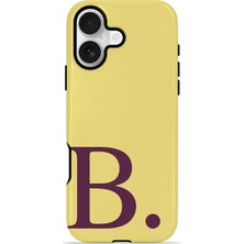 Velvoria iPhone 16 Plus Valestra Çift Katmanlı Korumalı Kılıf Butter Drama B