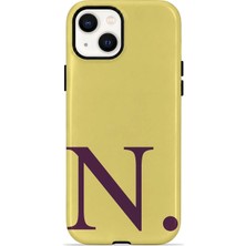 Velvoria iPhone 14 Plus Valestra Çift Katmanlı Korumalı Kılıf Butter Drama N