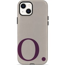 Velvoria iPhone 13 Valestra Çift Katmanlı Korumalı Kılıf Greige Wine O
