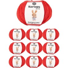 Bin1çeşit 10 Adet Amigurumi El Örgü Ipi 50GR 1170
