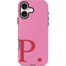Velvoria iPhone 16 Plus Valestra Çift Katmanlı Korumalı Kılıf Poppy Pink P