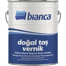 Bianca 2.5lt Doğal Taş Verniği İç/Dış Mekan Kullanımı için Uzun Ömürlü Mat Vernik