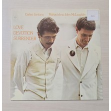 Carlos Santana & John Mclaughlin - Love Devotion Surrender - 1973 - Dönem Baskı Plak - Longplay - Lp