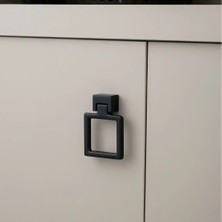 Elovias System Halka Mobilya Kulbu Siyah 47MM Kulp (SY4636 0047 Al6-Al6)