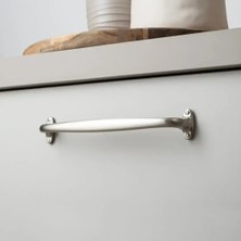 Elovias System Mobilya Kulbu Mat Nikel Saten Renk  160mm Kulp (SY4595 0160 NBM)