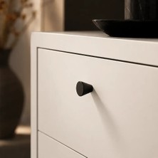 Elovias System Düğme Mobilya Kulbu Siyah Renk 30MM Kulp (SY1455 0030 Al6)