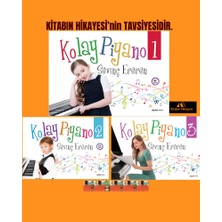 Alfa Yayınları Kolay Piyano1-2-3 (3kitap) (Spiralli)