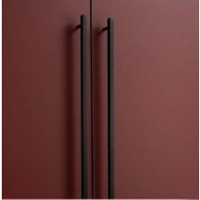 Elovias System Mobilya Kulbu Siyah Renk 800mm Kulp (SY8800 0800 AL6-AL6)