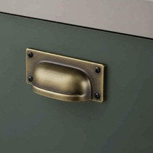 Elovias System Mobilya Kulbu Antik Sarı Renk 32mm Çanak/Tas Kulp (SY4534 0032 ABM)