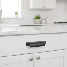 Elovias System Mobilya Kulbu Siyah Renk 64MM Tas Kulp (SY4523 0064 Al6)