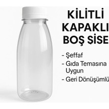 6 Adet 230ML Detox Meyve Suları Smoothie'ler Diyet Sporcu Içeceği Pet Şişesi Kilitli Kapak Şişe 250