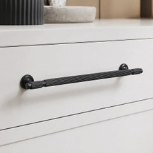 Elovias System Mobilya Kulbu Füme Renk 128mm Kulp (SY8998 0128 BBN-BBN)