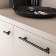 Elovias System Mobilya Kulbu Siyah Renk 128mm Kulp (SY8996 0128 AL6-AL6)