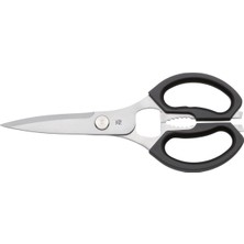 Tr 23 cm Mutfak Makası, Cromargan® Yüksek Kaliteli Paslanmaz Çelik, Plastik Sap, Şişe Açacakl