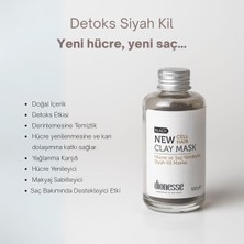 Dionesse Yeni Hücre Yeni Saç Detoks Siyah Kil 100 gr / Hücre Yenileyici, Yağ ve Kepek Kontrolü,