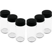 Chermik Uras S-00107 Kıtchen Boutıque (6pcs) (Cam &amp; 225ML) Baharatlık &amp; Tuzluk (Plastik K
