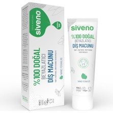 SIVENO%100 Doğal Diş Macunu Beyazlatıcı Nane Ferahlığı Florürsüz 65 gr