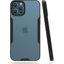 Bin1çeşit Iphone 12 Pro Max Kılıf Platin Silikon - Siyah