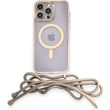 Bin1çeşit iPhone 12 Pro Max Kılıf Divo Lazer Askılı Magsafe Kapak -